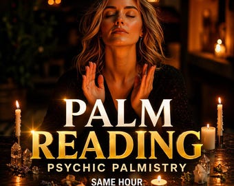 No Tools Palm Reading, Detailed Palmistry, Psychic Medium Reading, Accurate Palm Analysis, Spiritual Insight, Same Hour Hand Reading