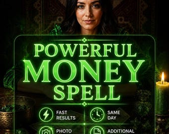 PERMANENT MONEY SPELL | Fast Money Ritual | Wealth Attraction | Abundance and Prosperity Spell | Financial Flow | Same Day Hand-Cast