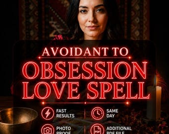 Avoidant to Obsessed Love Spell | Twin Flame Attraction Ritual | Intense Love Energy Invocation | Same Day Powerful Casting