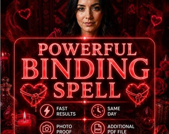 Permanent Love Binding Spell | Strong Love Binding Magic | Obsession & Commitment Spells | Voodoo Spell | Powerful Results, Video Proof