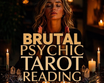 Same Hour Detailed Brutal Tarot Reading, Love Money Career and Future Insight, No Sugar Coating, Brutally Honest Psychic Guidance, Raw Truth