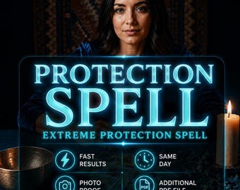 Protection Spell Reading | Shield From Negative Energy & Psychic Attacks | Banish Dark Energy, Aura Cleanse | Same Day Hand-Cast