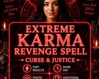 EXTREME Revenge & Karma Spell | Instant Justice | Hex Your Enemy | Make Them Regret | Return to Sender | Ancient Babylonian Curse