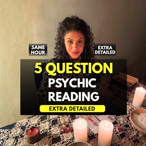 Same Hour 5 Question Psychic Reading, Accurate Love & Psychic Insights, Psychic Medium Insight, Love Tarot Reading