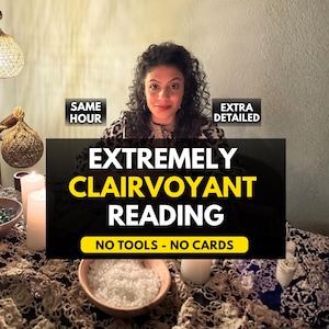 Lectura psíquica clarividente en la misma hora: Sin herramientas, sin cartas, predicción precisa, guía espiritual.