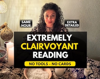 Lectura psíquica clarividente en la misma hora: Sin herramientas, sin cartas, predicción precisa, guía espiritual.