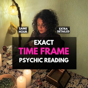 Quando acontecerá? Leitura psíquica com previsão de horário e hora exata.