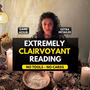 Lectura psíquica clarividente en la misma hora: Sin herramientas, sin cartas, predicción precisa, guía espiritual.