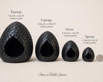Dragon Egg Reptile Hide, Bioactive Terrarium Decor, Natural Cave-for Geckos Snakes Spiders