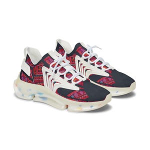 Hmong Paj Ntaub-sneakers | Gebloemde patchwork-sneakers mesh damessneakers
