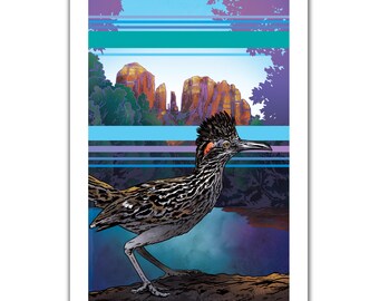 THE ROADRUNNER - 13x19 Art Print by Rob Ozborne