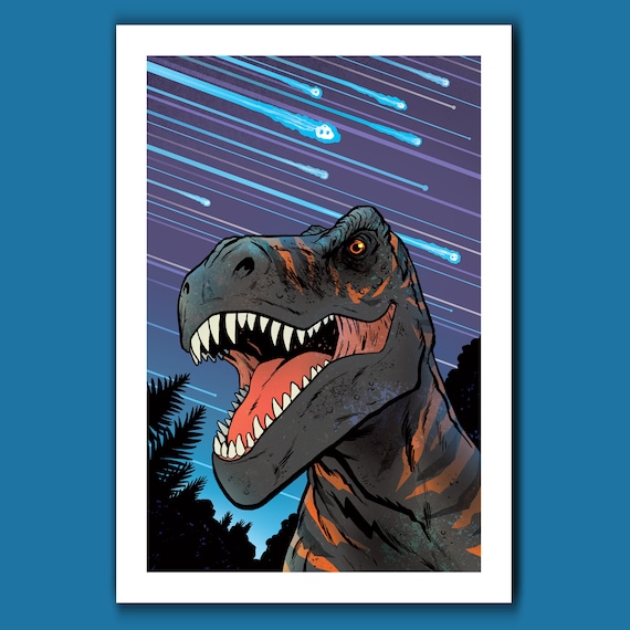 TYRANNOSAURUS REX - Dinosaur Art Collection - 13x19 Art Print by Rob Ozborne