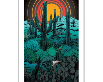 DESERT CLASSIC - 13x19 Art Print by Rob Ozborne