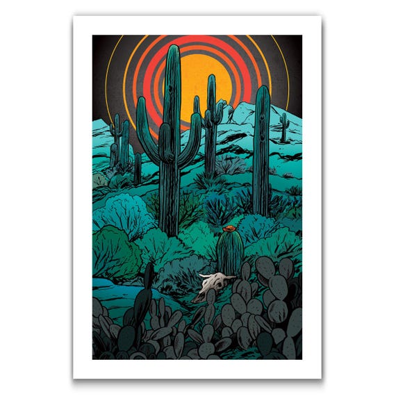 DESERT CLASSIC - 13x19 Art Print by Rob Ozborne