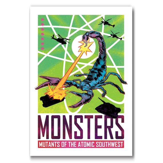 MONSTERS - Mutants of the Weird Southwest - 13x19 Art Print by Rob Ozborne