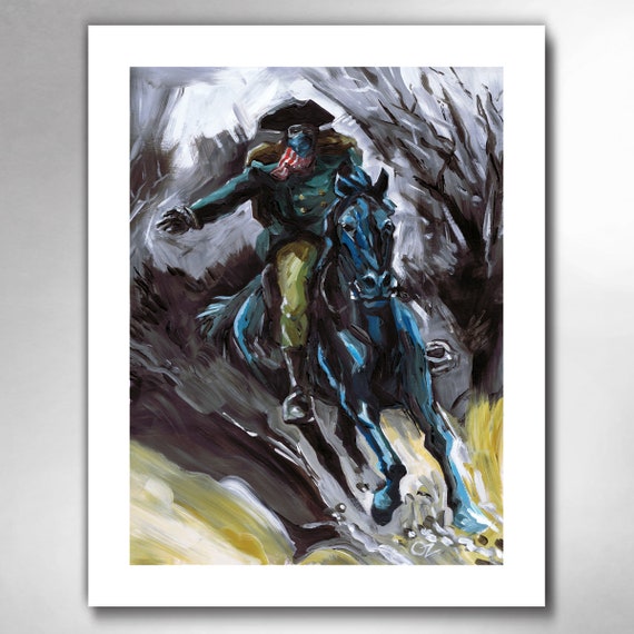 PAUL REVERE - Ready To Ride - American Painting Art Print by Rob Ozborne