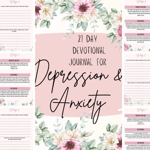 21-dagars andaktsjournal för depression och ångest