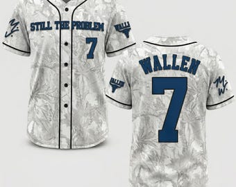 Morgan Wallen 2026 Tour-honkbalshirt - Still The Problem Camo Edition