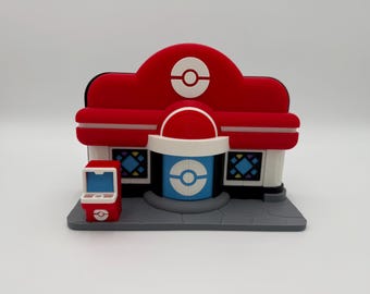 Soporte para base de Nintendo Switch 2 del Centro Pokémon Rocky Ridges de Pokopia, impreso en 3D, estación base para juegos, expositor, regalo para jugadores, soporte