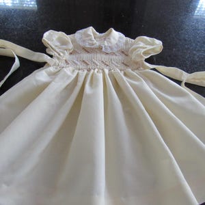 Little Girls Smocked Dress by Marcel/Pale Yellow