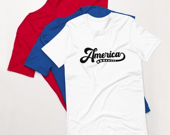 t-shirt, July 4th, America, Retro, Vintage