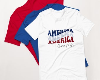 tshirt, July 4th, America, retro, independence day