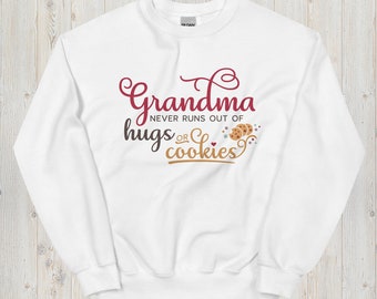 Grandma Sweatshirt, Grandma Shirt, New Grandma Gift, Mother's Day Gift, Grandma Gift, Gift for Her, Grandma Cookies Sweatshirt