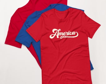 t-shirt, July 4th, America, retro, vintage