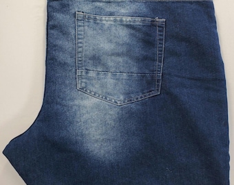 Ecko Unltd Jorts 50 Pantalones cortos vaqueros holgados estilo Y2K, ropa urbana desgastada para hombre