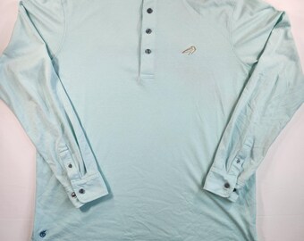 Greyson Clothiers Omaha Polo Aegean LS Pelican Golf Team Logo-Hemd