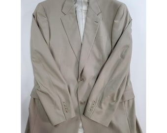 Vintage Burberrys Herren 42L Wollanzug 2-teilig Khaki Klassisch Geschneidert EUC