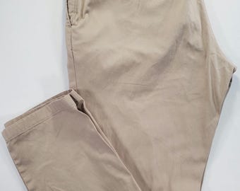 Pantalones chinos Birddogs color caqui, talla 36x32, ajustados, elásticos, de alto rendimiento para hombre.