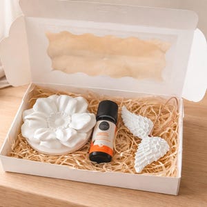 Diffuseur Huiles Essentielles Plâtre  Ailes Zen Décoration Parfum Maison Cadeau Relax