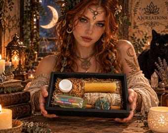 Coffret Cadeau Spirituel – Rituel des V Oeux et Manifestation