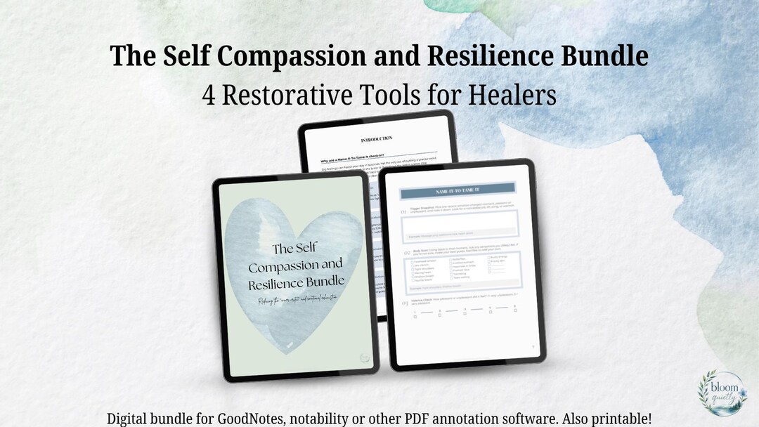 Self Compassion & Resilience Bundle for Healthcare Workers | Nurse ...