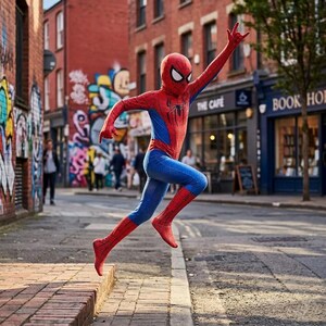 Spindelhjältekostym för barn, superhjältedräkt för pojkar, födelsedags-/Halloween-cosplay-gåva bild 3