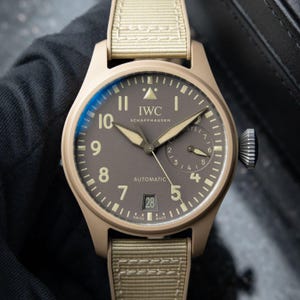Luxury Watch IWC Big Pilot&#39;s Watch MINT Mojave Desert Edition 7 Days Ceramic Rubber Beige 46