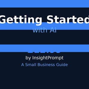 Guida introduttiva all'IA / Guida per principianti per piccole imprese / Tutorial di ChatGPT Claude / Come usare l'IA / Download digitale in PDF
