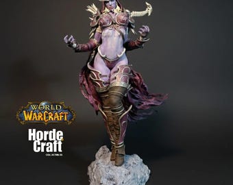 Sylvanas Windrunner Inspired World of Warcraft statue figurine