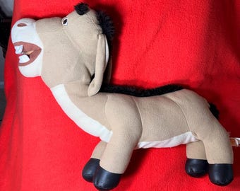 DreamWorks Shrek Donkey Plush Stuffed Animal Large 24 Inch Vintage Y2K Toy