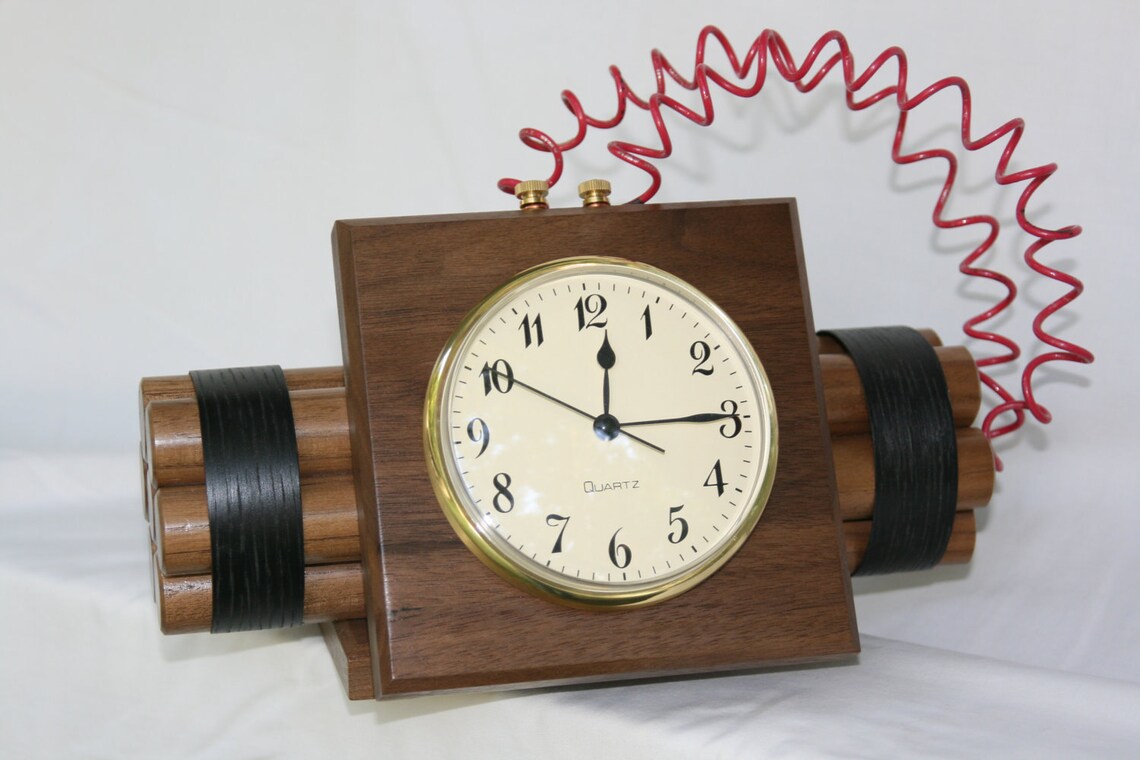 Novelty Time Bomb Clock Etsy