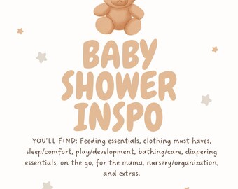 Babyshowerregister Inspo