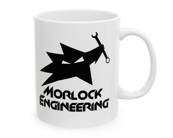 Morlock Engineering Logo Mug | Ceramic Coffee Mug, 11oz or 15oz