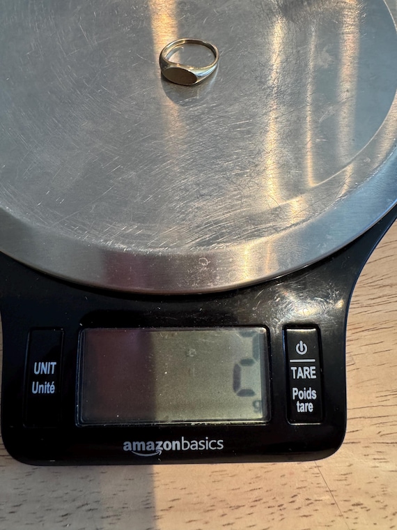 Mac solid 14k signet ring - size 4.5 - image 6