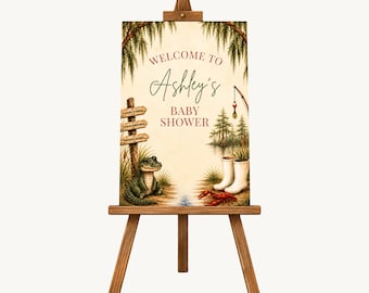 A Little Coonass Baby Shower Welcome Sign