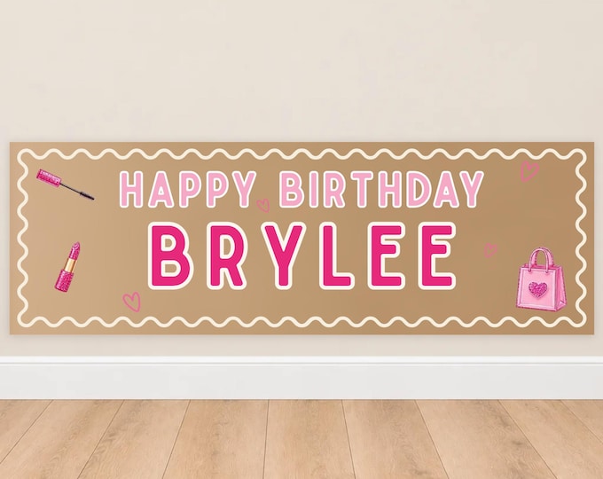 Let's Go Party Birthday Banner