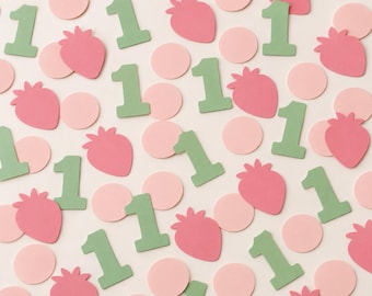 Berry First Birthday Confetti
