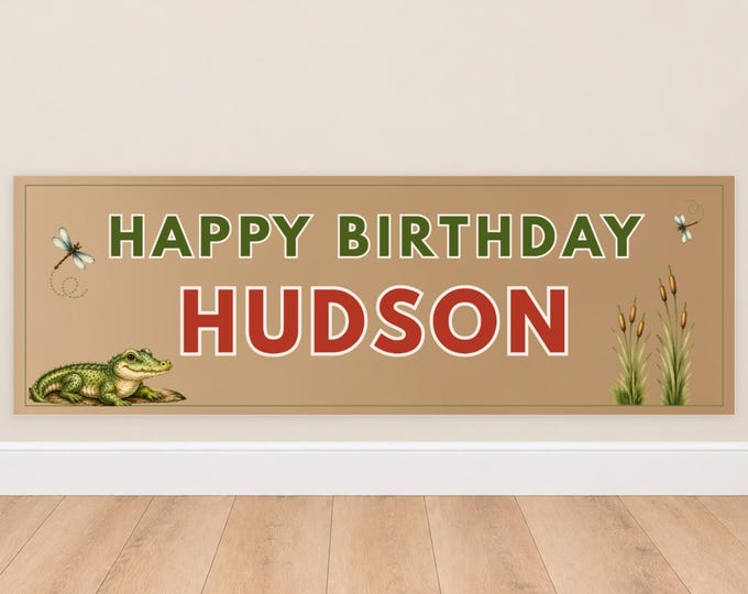 Two da Bayou Birthday Banner