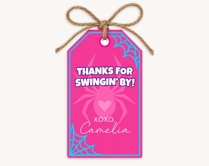 Swingin' Into Three Birthday Favor Tags