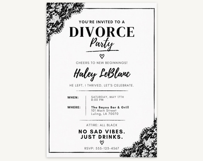 Cheers to New Beginnings Invitation
